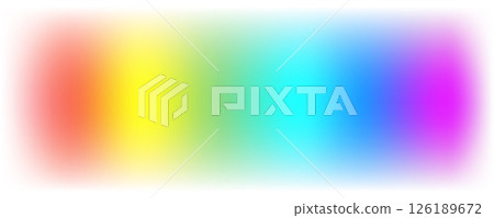 Rainbow gradient background, unicorn pattern with glitters on pink sky 126189672