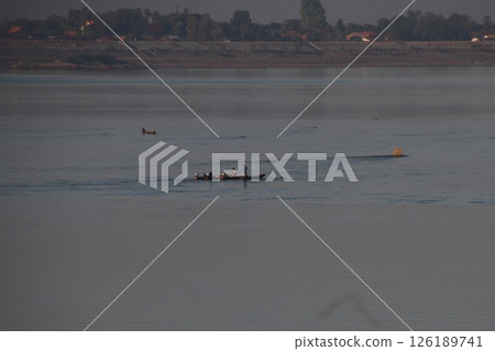 Fishing on the Mekong River Fishing on the Mekong River 126189741