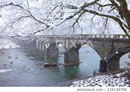 冬季的矢馬溪（中津市重要文化遺產） 126189798