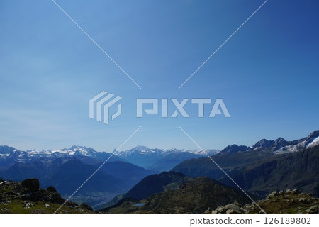 從貝特默峰觀景台欣賞瑞士阿爾卑斯山的景色 126189802