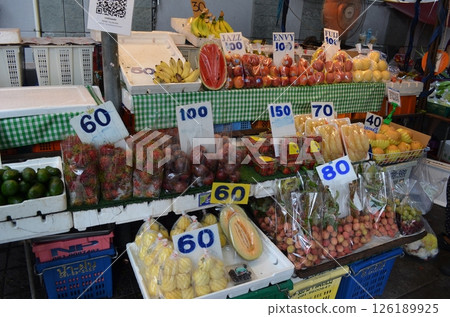 Thailand Fruits Srinakharinwirot University Talat 126189925