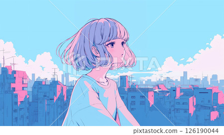 看著城市裡的可愛女人 126190044