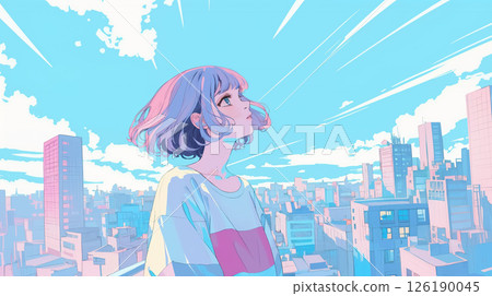 看著城市裡的可愛女人 126190045