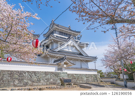 Spring at Myokenzan Park: Toledo decorated with cherry blossoms Spring at Myokenzan Park: Toledo decorated with cherry blossoms 126190056