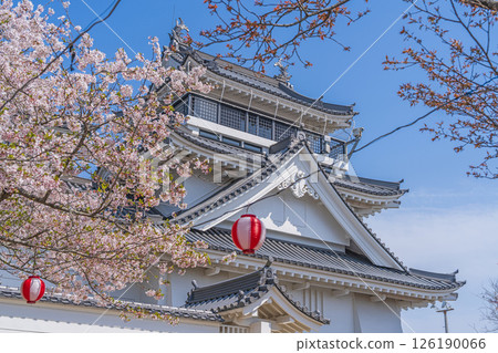 Spring at Myokenzan Park: Toledo decorated with cherry blossoms Spring at Myokenzan Park: Toledo decorated with cherry blossoms 126190066