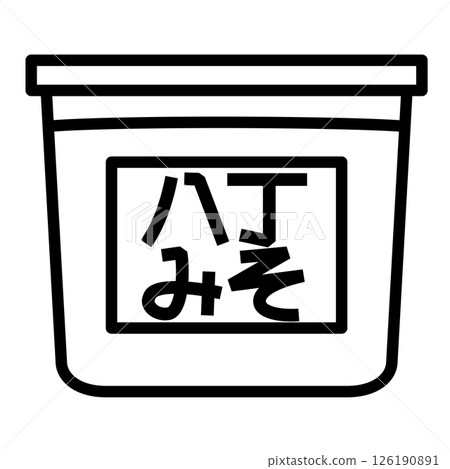 Simple Hatcho Miso icon 126190891