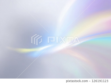 彩虹色的光芒蔓延在白色背景上 彩虹色的光芒蔓延在白色背景上 126191123