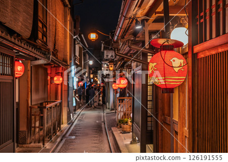 京都府古都的娛樂區先鬥町 京都府古都的娛樂區先鬥町 126191555