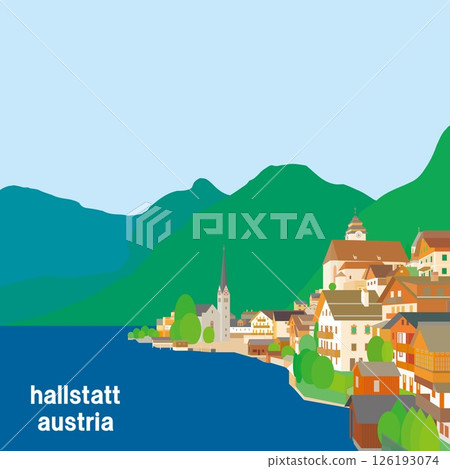 Hallstatt, Salzkammergut, Spring scenery Hallstatt, Salzkammergut, Spring scenery 126193074