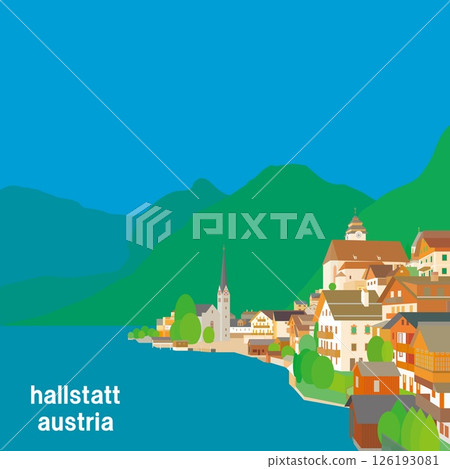 Hallstatt, Salzkammergut, Spring scenery Hallstatt, Salzkammergut, Spring scenery 126193081