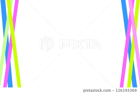 Frame Line White Background Vivid 126193369
