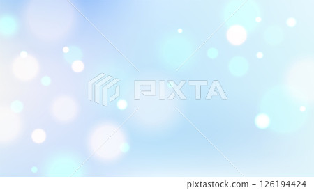 soft dreamy bokeh background light blue white blurred circles gentle ethereal bright airy abstract texture 126194424