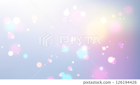 soft dreamy bokeh background with pastel colors and magical light orbs for whimsical designs 126194426