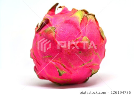 Ripe red dragon fruit 126194786