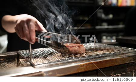 chef, food, meat 126195809