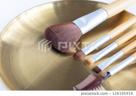 Natural makeup brushes Natural makeup brushes 126195919