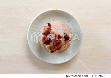 從上方俯瞰的紅豆饅頭 126196002