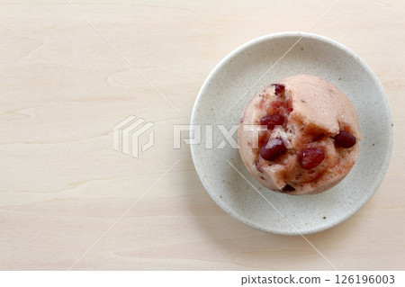 從上方俯瞰的紅豆饅頭 126196003