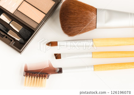 Makeup brushes and eyeshadow Makeup brushes and eyeshadow 126196078