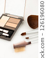 Makeup brushes and eyeshadow 126196080