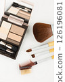Makeup brushes and eyeshadow 126196081