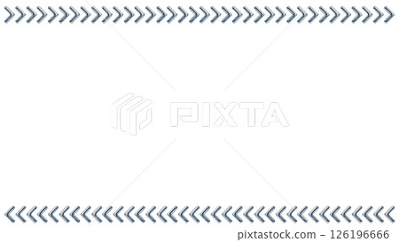 Metallic arrow 16:9 rectangular frame. Y2K style metal chain 3D illustration. Metallic arrow 16:9 rectangular frame. Y2K style metal chain 3D illustration. 126196666