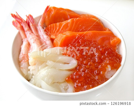 Hokkaido hotel breakfast image Hotel breakfast buffet Seafood rice Seafood bowl 126196918