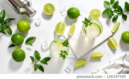 A refreshing lemon cocktail A refreshing lemon cocktail 126197595