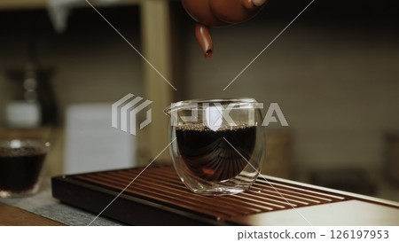 A calming video of tea and coffee preparation and enjoyment. Media A calming video of tea and coffee preparation and enjoyment. Media 126197953