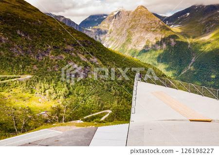 Utsikten viewpoint in Norway 126198227