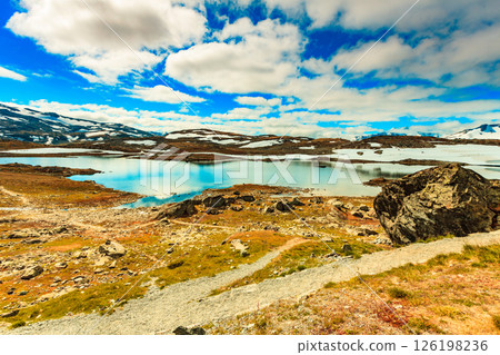 Mountains landscape. Norwegian route Sognefjellet 126198236