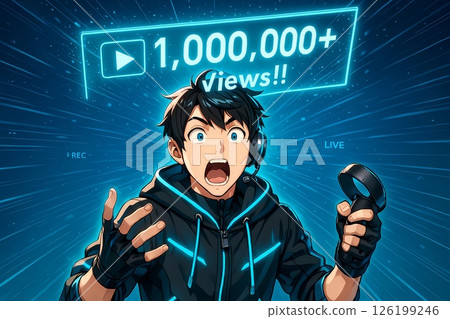 Male VTuber surprised by the view count counter of his viral video Male VTuber surprised by the view count counter of his viral video 126199246