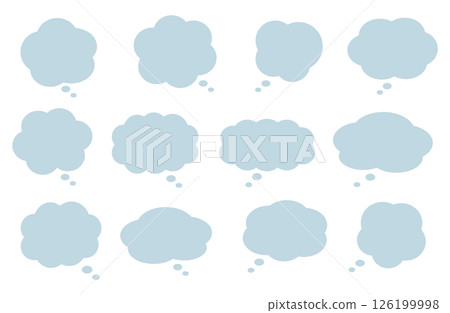 Worries, dissatisfaction, thoughts, mumbling speech bubble Worries, dissatisfaction, thoughts, mumbling speech bubble 126199998