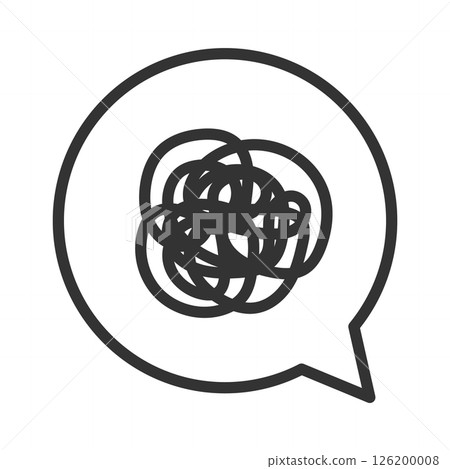 憂慮、不滿、思緒、喃喃自語的泡泡 126200008