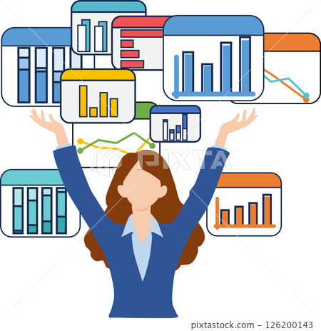 Data analysis illustration Data analysis illustration 126200143
