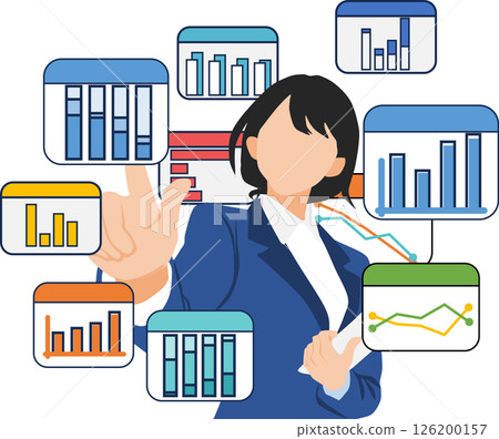 Data analysis illustration Data analysis illustration 126200157