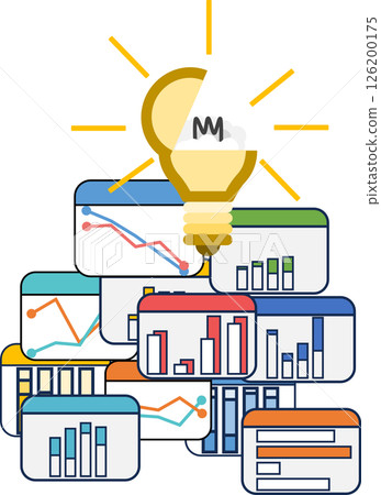 Data analysis illustration Data analysis illustration 126200175