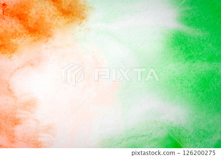 Indian Tricolor flag background for independence day. 126200275