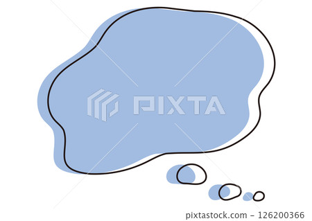Illustration of a speech bubble expressing vague feelings Illustration of a speech bubble expressing vague feelings 126200366