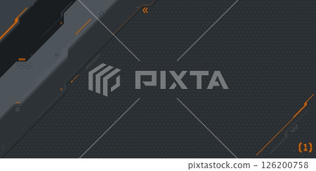 Cool Carbon Dark Abstract Mecha Gundam Metaverse Tech Futuristic Cyber Gaming Geometric Background 126200758