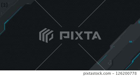 Carbon Dark Abstract Mecha Gundam Metaverse Tech Futuristic Cyber Gaming Geometric Background 126200778
