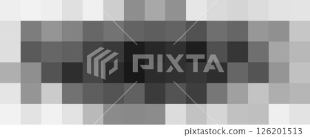 AI censor blur neural block. Symmetrical pixel noise represents filtered zone, restricted access or machine-generated masking effect. Smart tech interface style. Vector illustration. 126201513