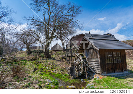 Watermill at Oide Park, Hakuba Village, Nagano Prefecture 126202914
