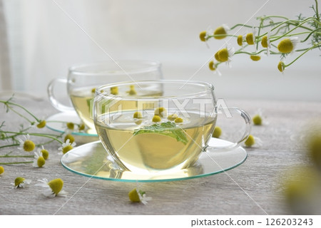 Chamomile tea 126203243