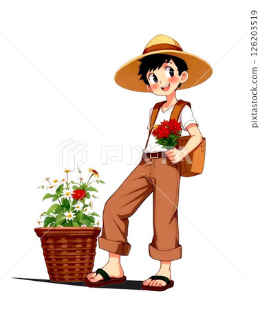 [Flower Boy] Carnations for Mother's Day ♪ 126203519