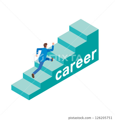 攀登職業階梯的男人 126205751