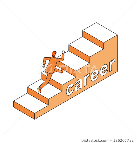 攀登職業階梯的男人 126205752