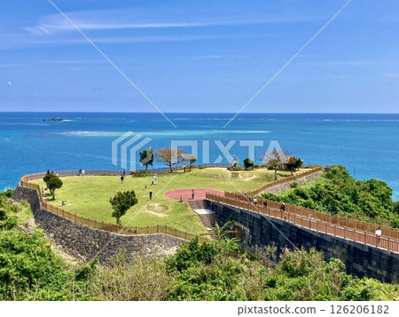 View from the observation deck at Chinen Cape Park (Nanjo City, Okinawa Prefecture) 126206182