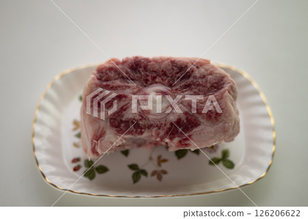 Raw beef tail meat Raw beef tail meat 126206622