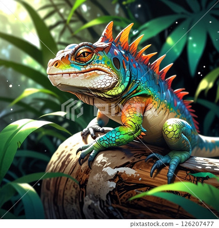 鬣蜥蜴 蜥蜴 爬行動物 126207477